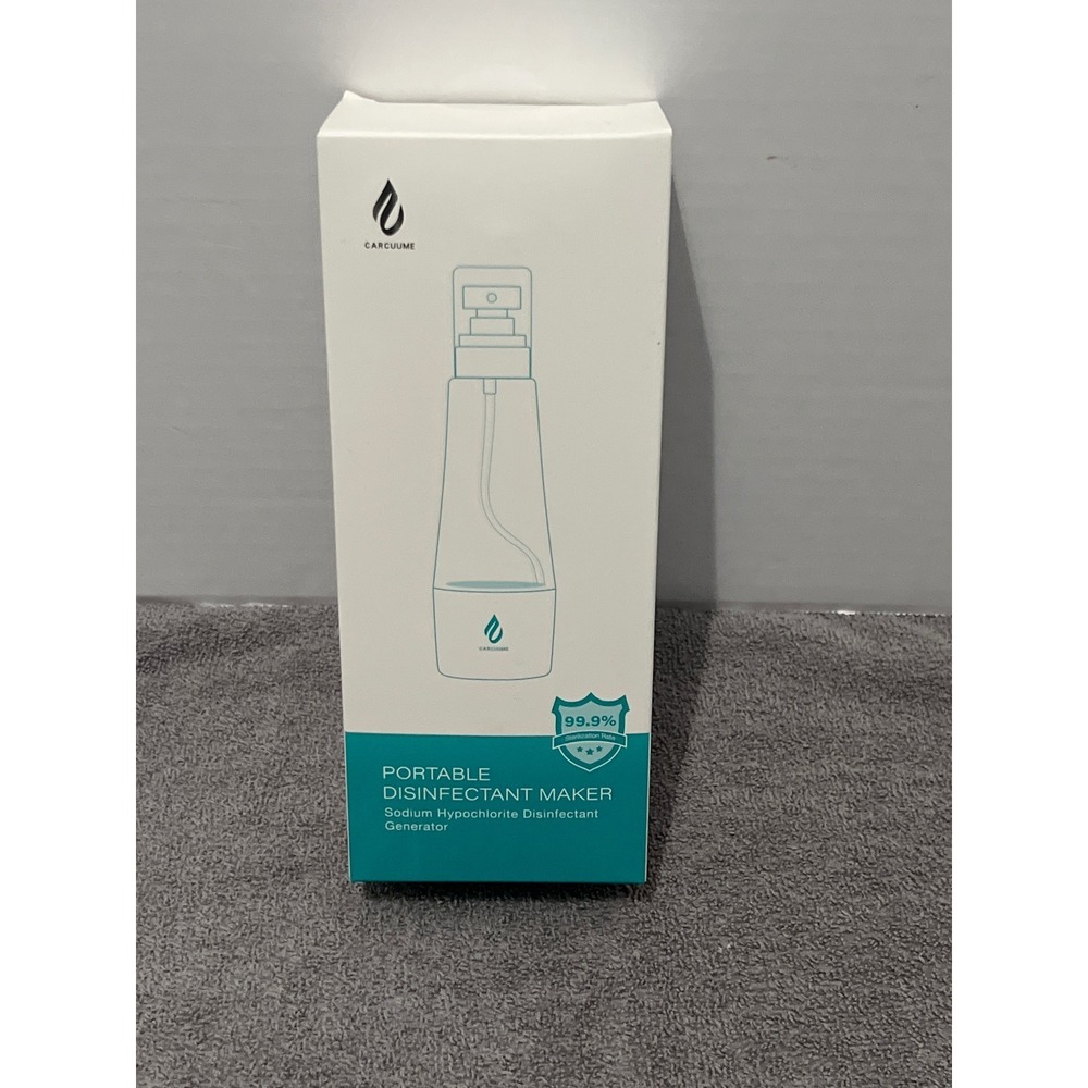 Portable Disinfectant Maker Sodium Hypochlorite Generator White Teal